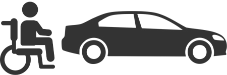 This image shows that our vehicles are wheel chair accessible