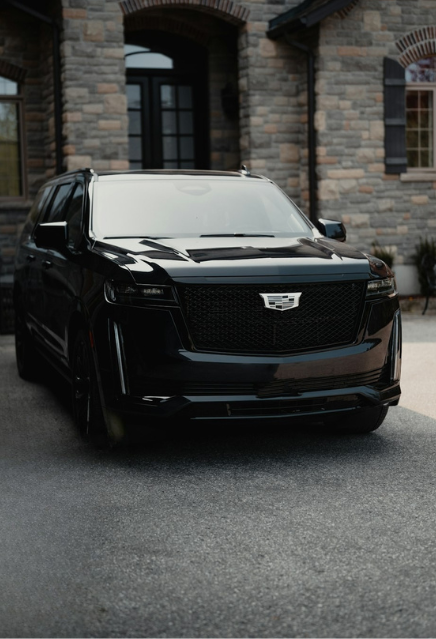 A black premium suv