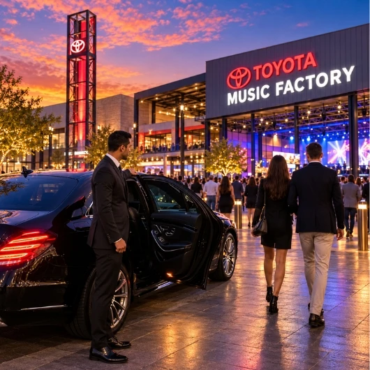 irving chauffeur service for events, concerts and hourly trips